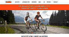 Desktop Screenshot of biciclete-ktm.ro
